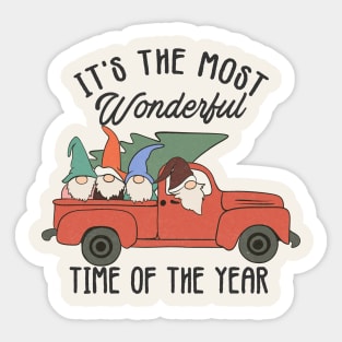 It's The Most Wonderful Time Of The Year Sticker